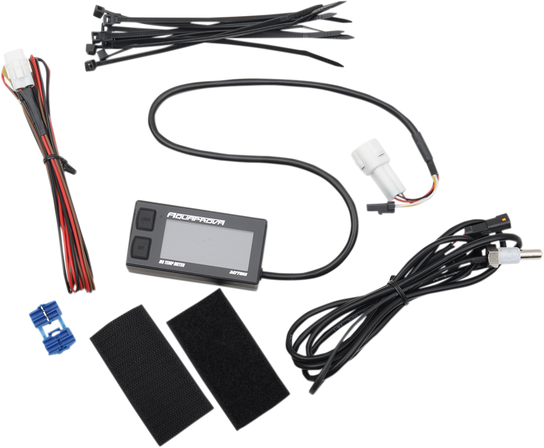 Shindy LED Backlit 12V Précision Tachomètre numérique / Température Gauge  de température 12V avec LED – California Motorcycles
