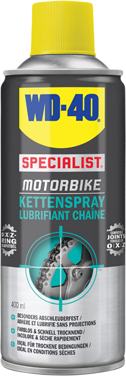 1 Spray SPECIALIST MOTO LUBRIFIANT CHAINE - WD40 400 ml