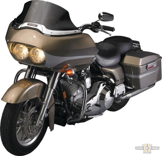 9 1/4" V-Stream Windshield Dark Smoke For Harley-Davidson