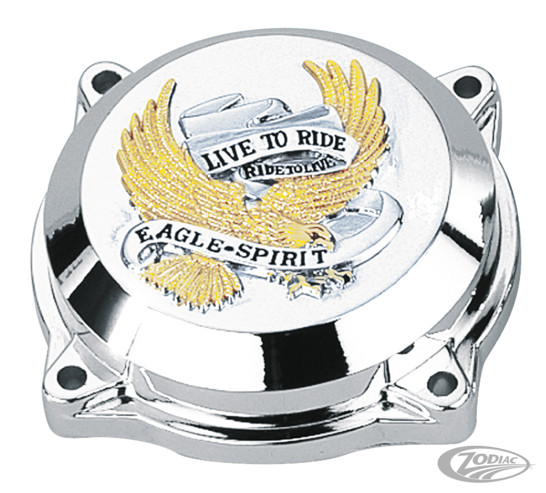 Chrome CV Carb Top Cover For Harley Softail Dyna Touring XL FX FL FXR - Drag Specialties
