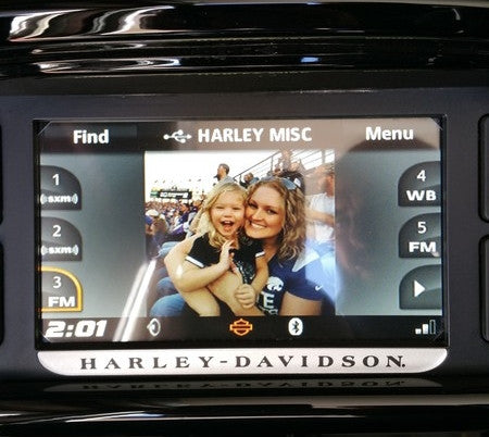 Actualización del equipo radio-multimedia Harley-Davidson