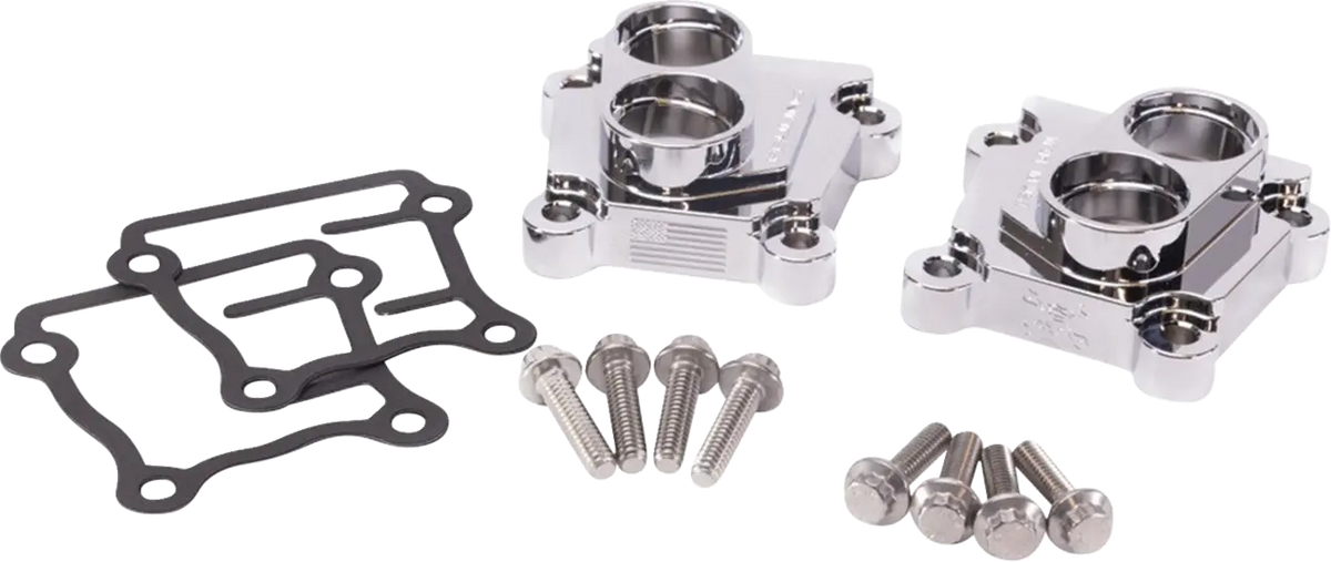Cubiertas de bloque elevador COVERS LIFTER BLOCK 99-17 TWIN CAM CHROME