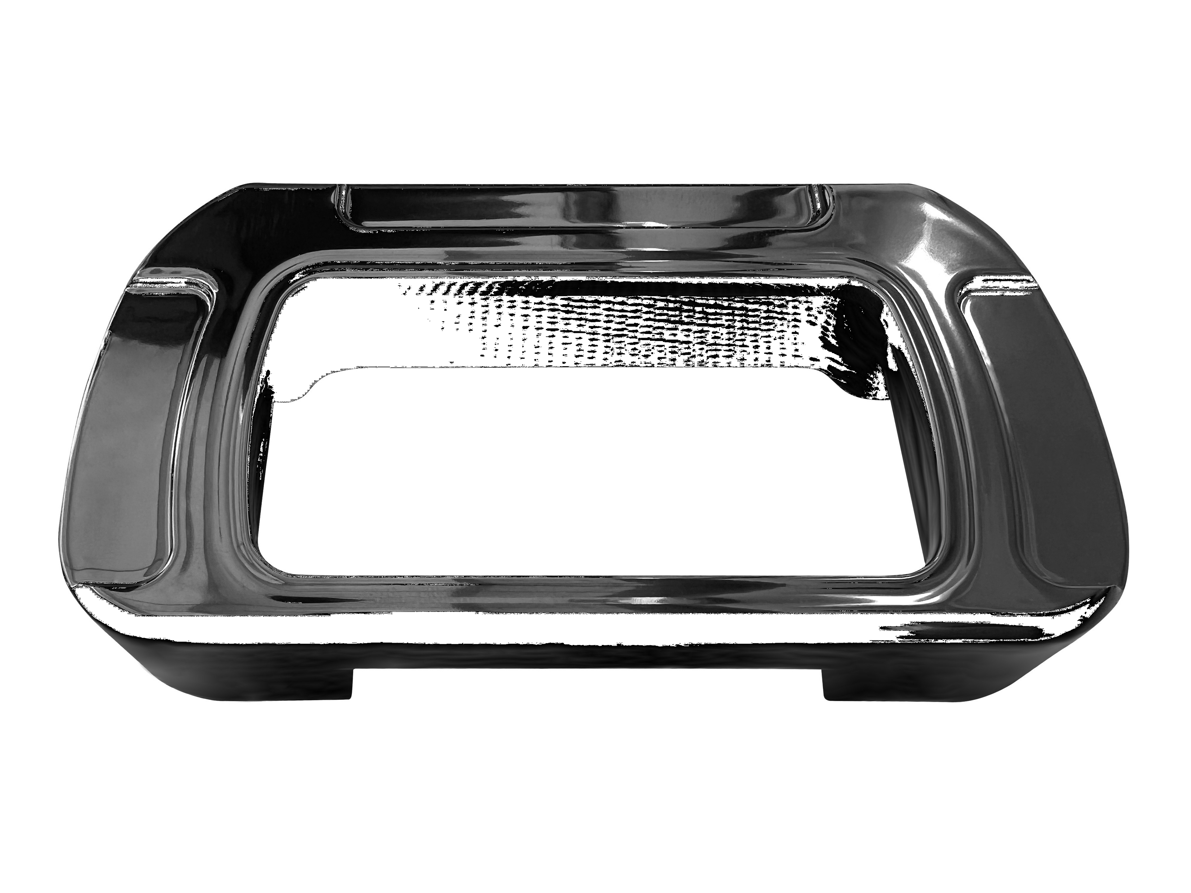 Schwarze Blinkerhalterung für Harley Davidson