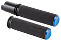 Arlen Ness Knurled Fusion Blue Lenkergriffe für Harley Davidson