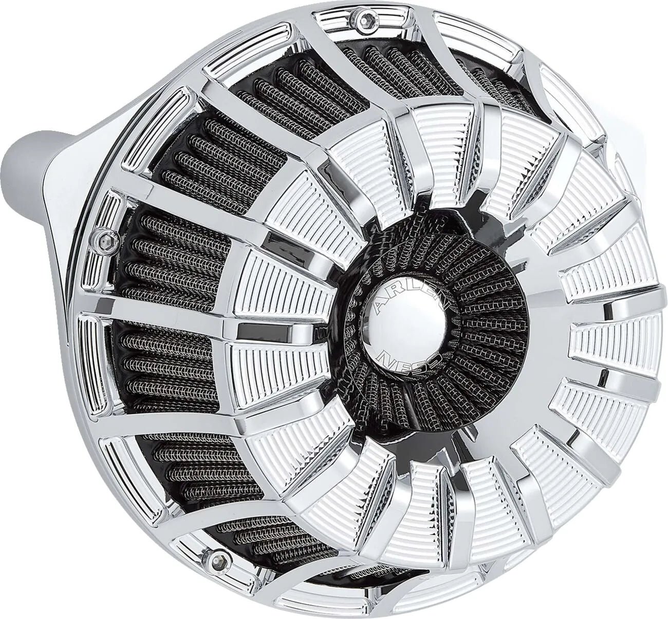 Kit filtro de aire Inverted Series 15 Spoke cromado para Harley Davidson- FLTR/FLHX 23-25