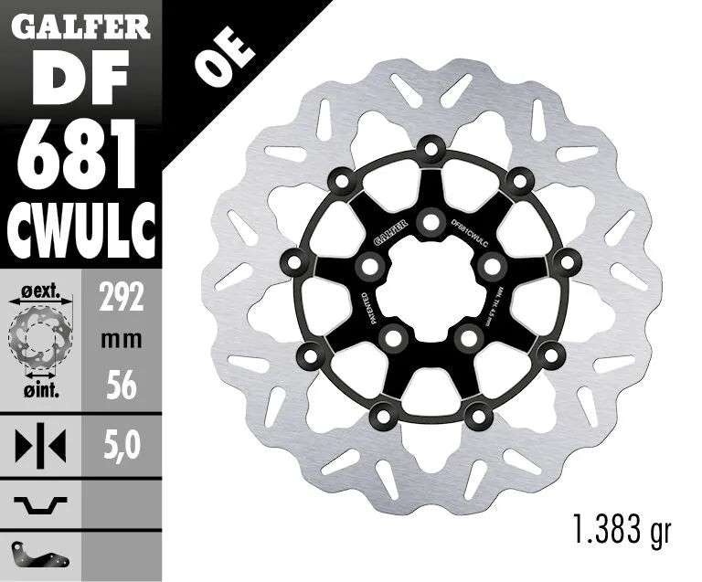 Wave Brake Rotors for Harley Davidson