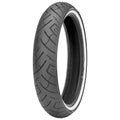 Neumático delantero banda blanca Shinko 777 130/70-B18 (69H)