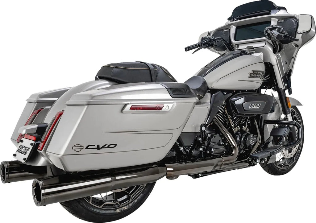 Chrome Hi-Output 4.5" Slip-On Mufflers for Harley Davidson