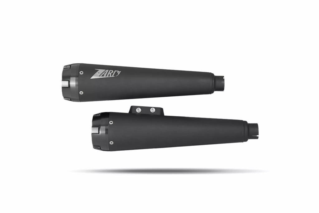 Silenciadores Slip-On E4/E5 Cónico Negro Para Harley Davidson Softail M8 17-24