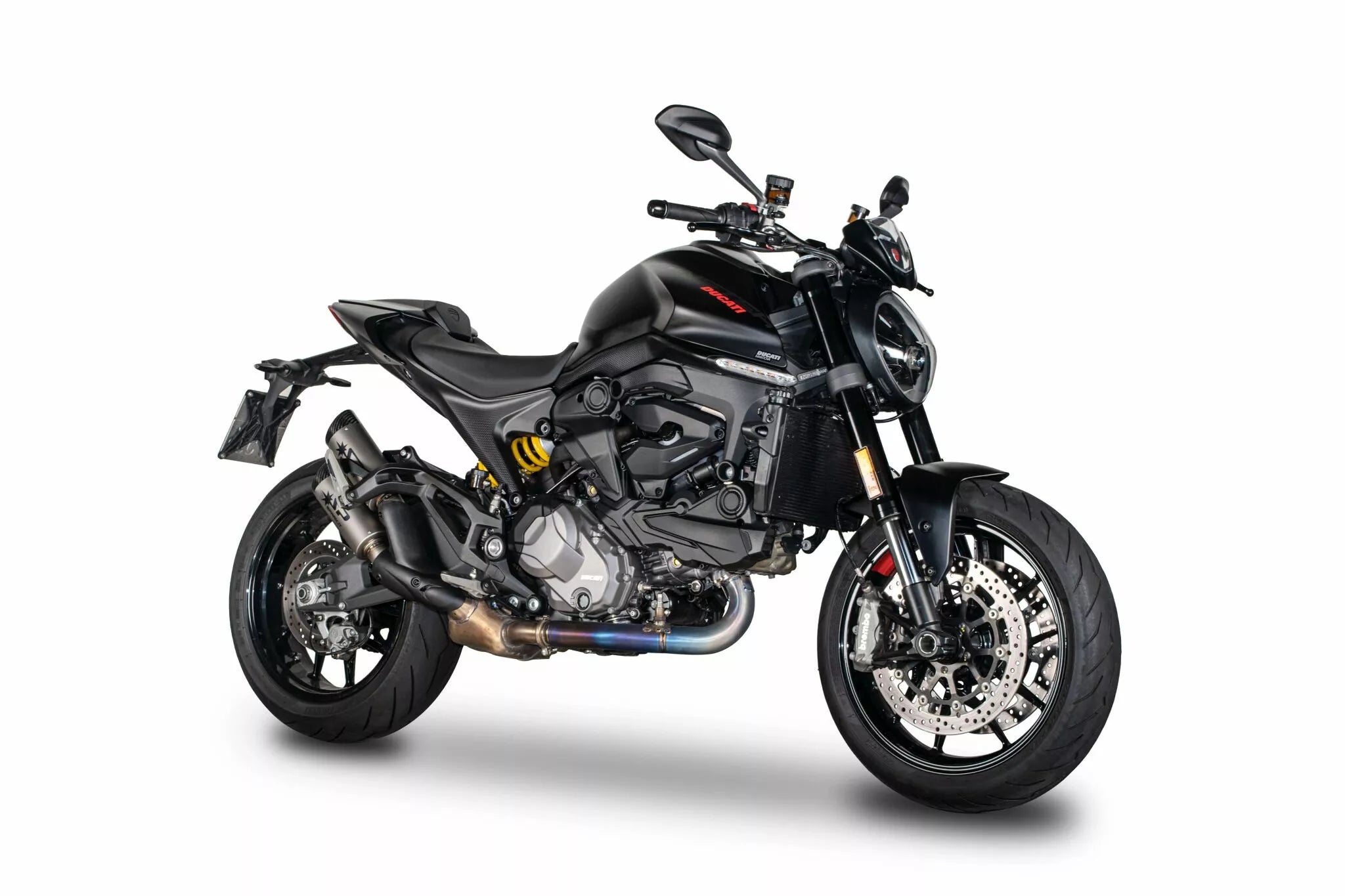 Dyno Slip-On Mufflers for Ducati Monster 937 21-24