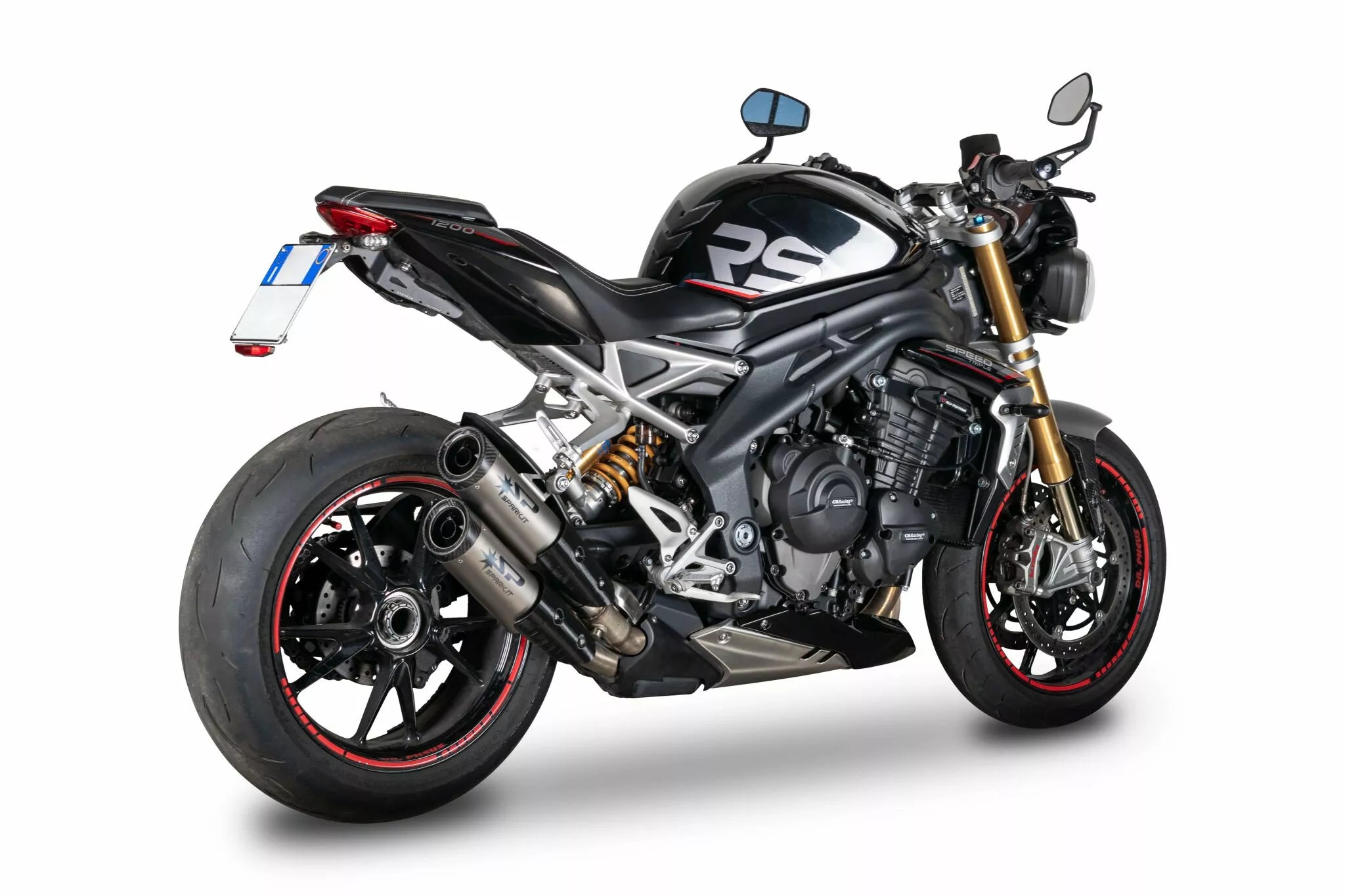 Slip-On Dyno-Schalldämpfer für Triumph Speed Triple 1200 RS/RR 21-24