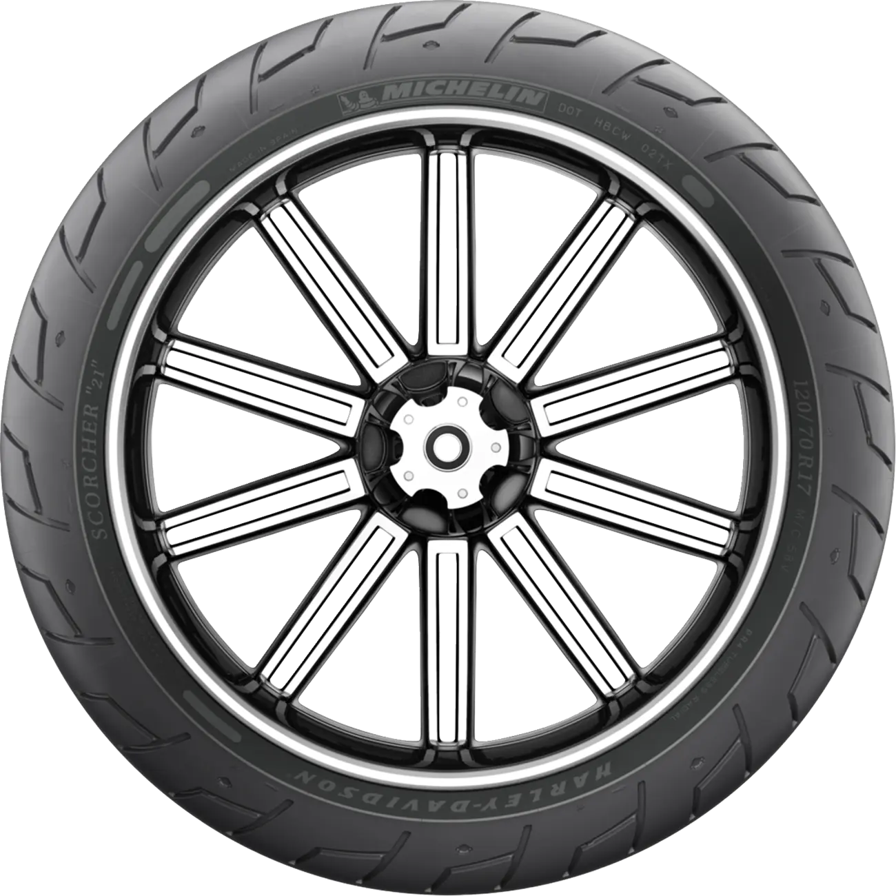 Neumático delantero Scorcher 21 SCHR21 F 120/70R17 58V TL para Harley Davidson