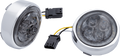 Fang® Frontblinker-Einsätze mit LED-Beleuchtung und Blende für Harley-Davidson