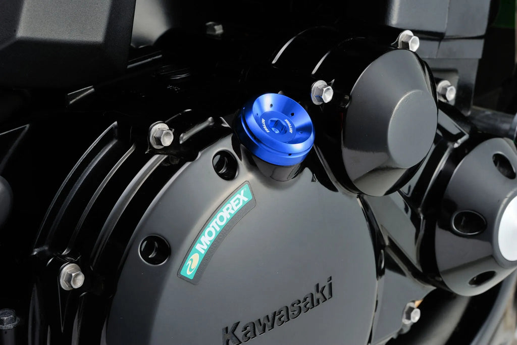 Tapón de llenado de aceite Bullet M30xP1.5 azul