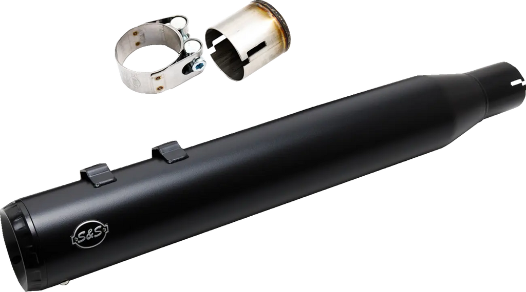 Silenciador Swindler 2: 1 Negro 4 " Para Harley Davidson M8 Touring