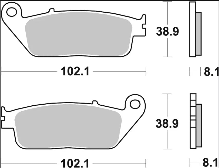 Pastilla freno carbono ceramico para BMW, Daelim, Honda, Kawasaki, Kymco, Peugeot, Suzuki, Zontes