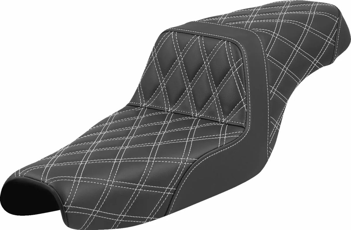 Asiento Step Up Completo LS - Blanco Para Harley-Davidson XL 04-22