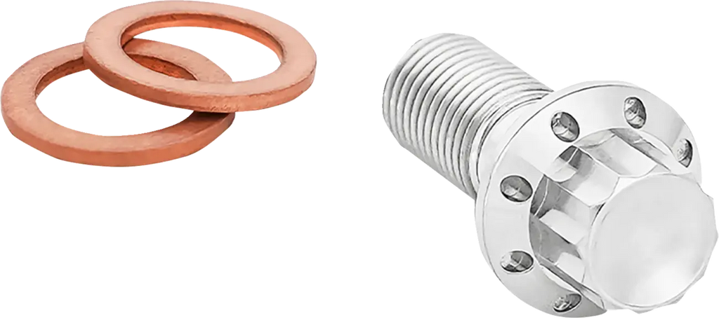 Tornillo banjo Pulido 12 puntos 3/8-24  para Harley Davidson - FLT 00-07