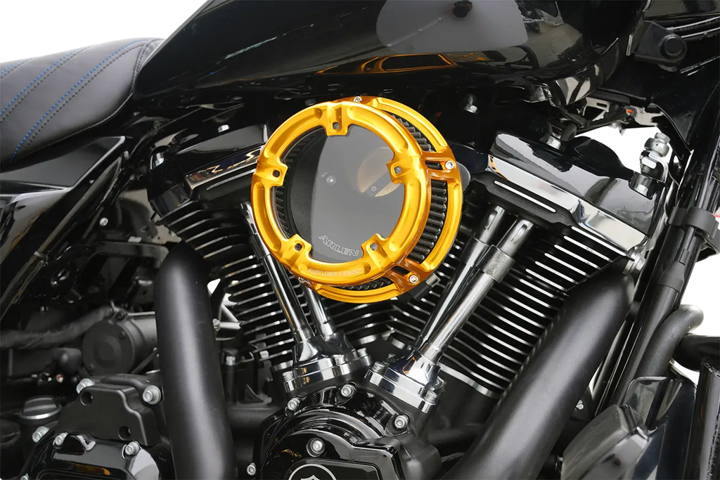 Filtro de aire Method™ Clear Series dorado para Harley Davidson FLTR/FLHX