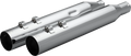 HP-Plus® Slip-On 4,0" Chrom-Schalldämpfer für Harley Davidson M8