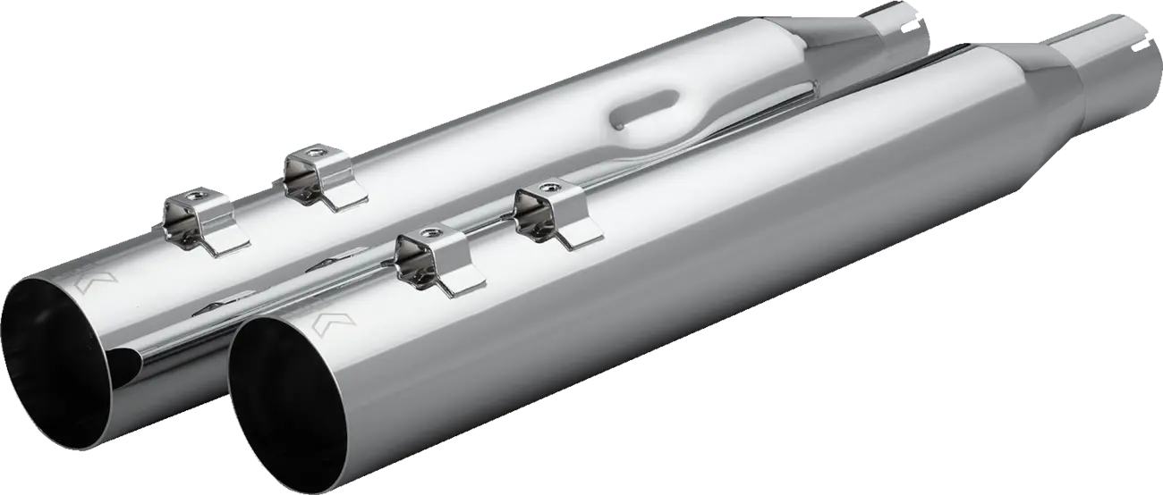 Silenciadores HP-Plus® Slip-On 4.0" Cromados Para Harley Davidson M8