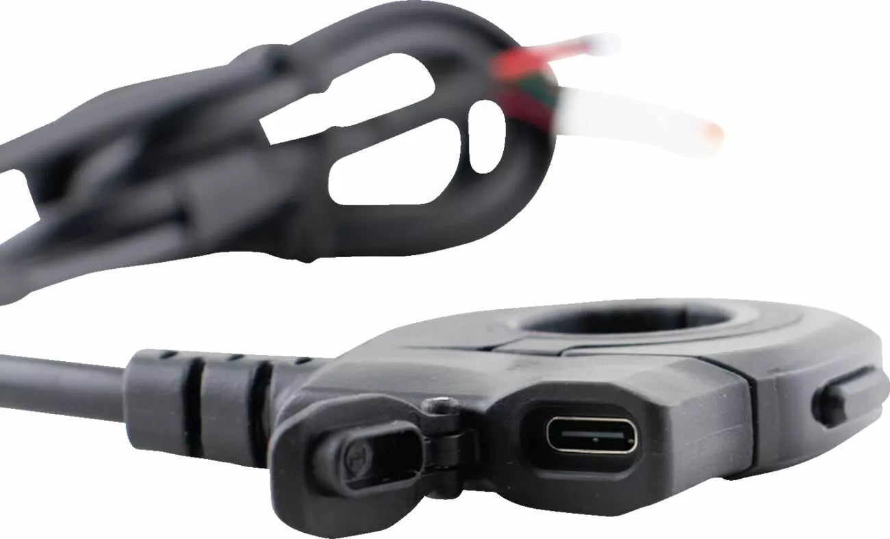 Controller with Type-C Charger and Heated Thumb Grip for Snowmobiles