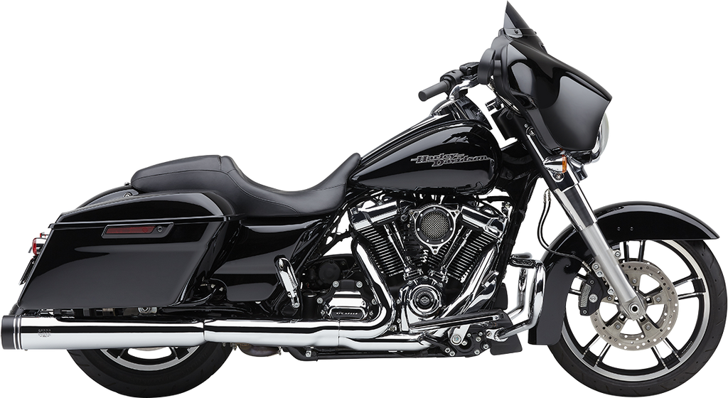 Escape Para Harley-Davidson Touring M8 Cobra Neighbor Haters Chrome 4.5"