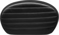 Gloss Black Vinyl Pleated Sissy Bar Pad for Harley Davidson