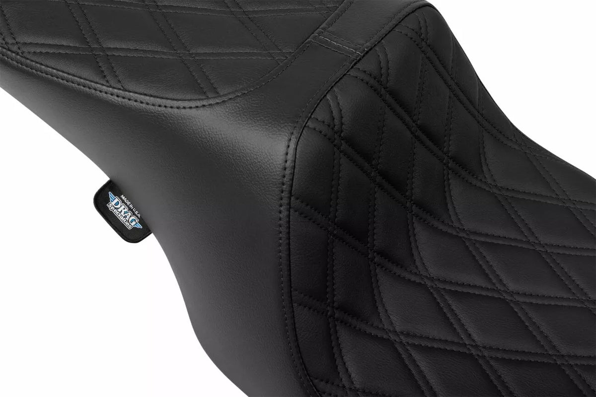 Perf.Preditor Sitz 2Up DDstch B Vinyl für Harley-Davidson 97–07 FLHR 06–07 FLHX