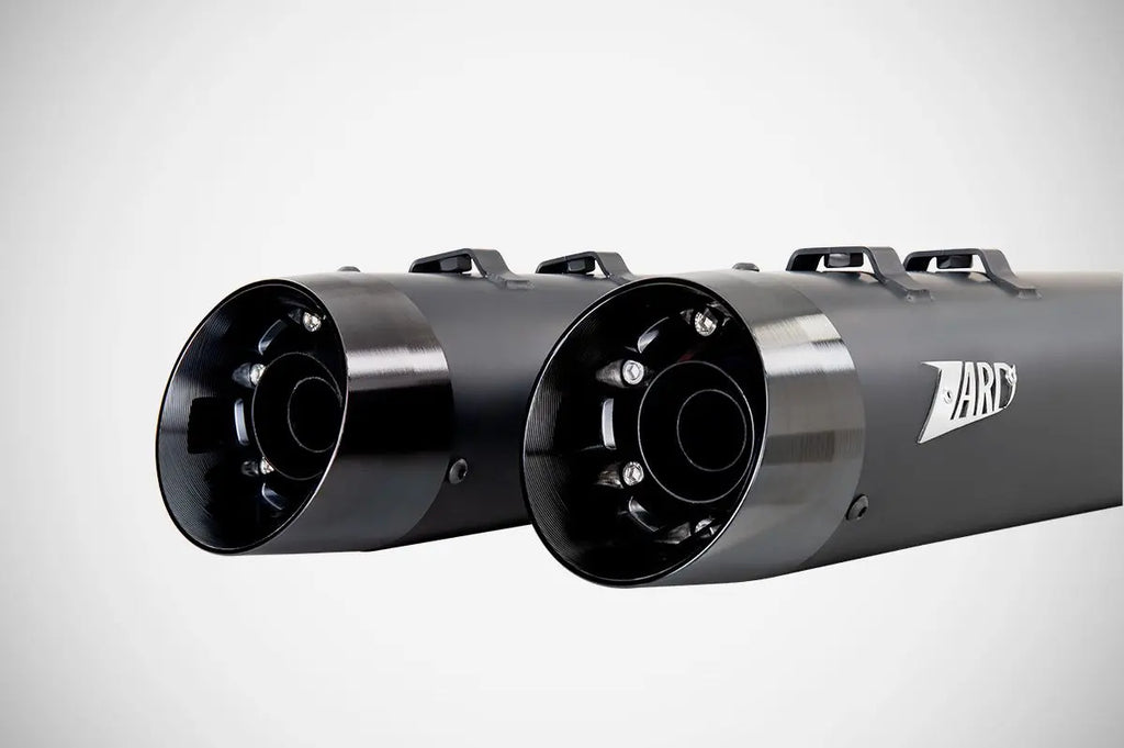 Silenciador Slip-Ons Slash-Cut 4,33 Pulgadas Negro Para Harley Davidson-Touring