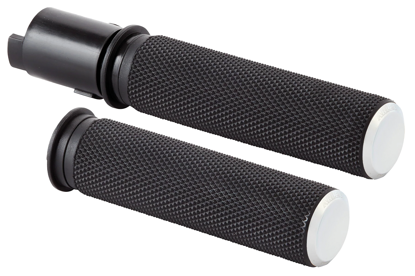 Arlen Ness Knurled Fusion Chrom-Lenkergriffe für Harley-Davidson