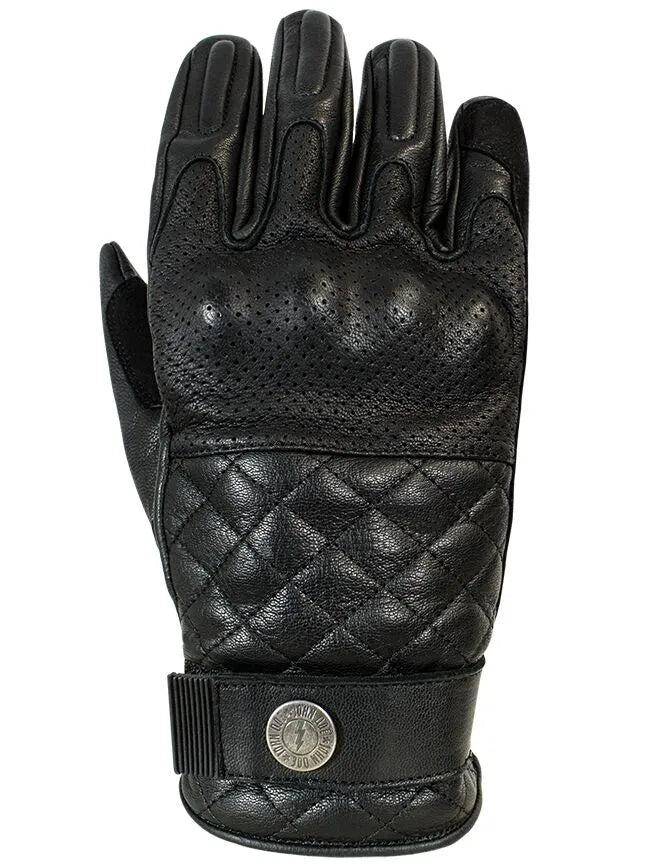 Guantes moto homologados Tracker  TRACKER LEATHER BLACK SM