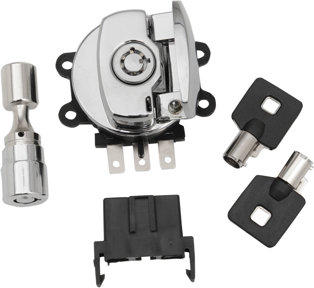 Llave Contacto Y Bloqueo Horquilla Para Harley-Davidson Softail 1996-2010