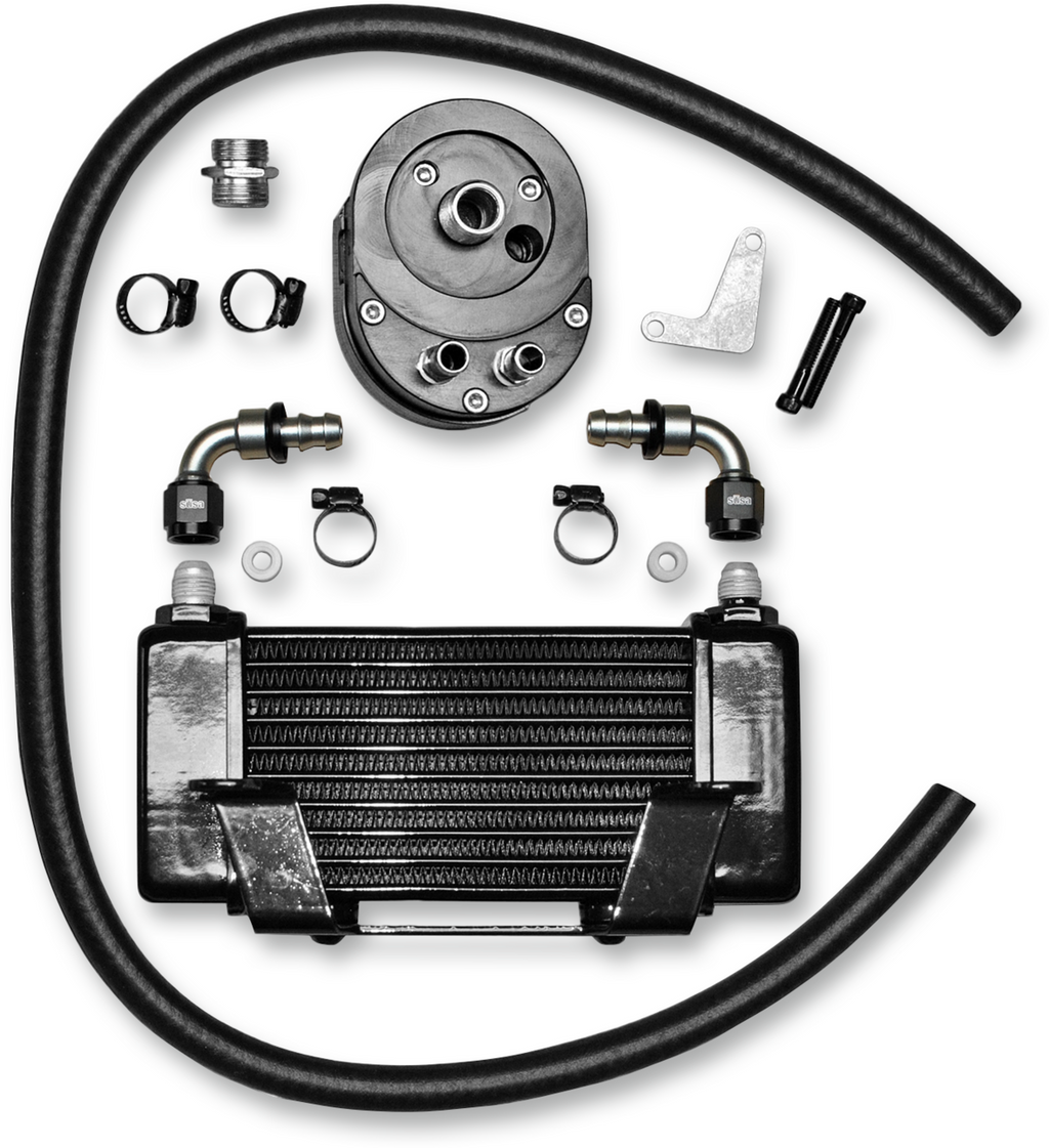 Jagg 750-2400-0323 Oil Cooler for Harley-Davidson Touring 2009-2016