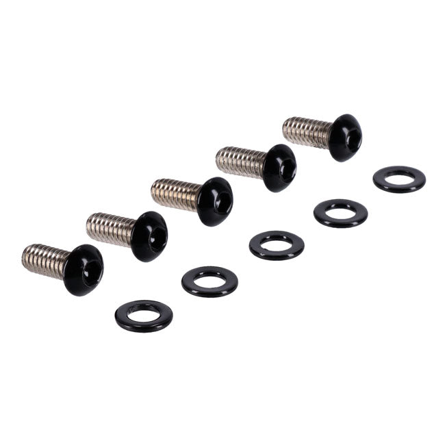 Kit tornillos negro tapa embrague para Harey-Davidson Twin Cam