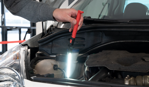 Mini Linterna De Inspección Recargable LED Flexible Estrecho