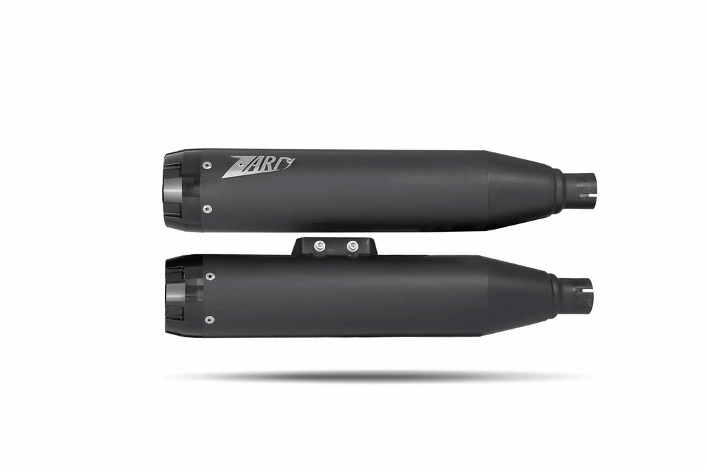 Silenciadores Slip-On E4/E5 Negro Mate Para Harley Davidson Softail Breakout / Fat Boy 17-24