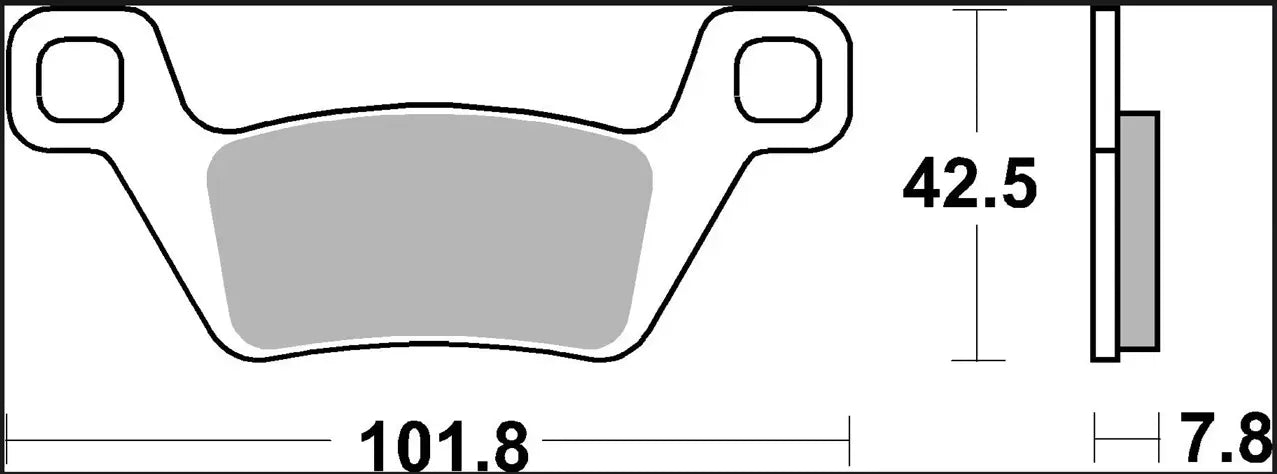 SINTERED BRAKE PAD SD OFFROAD PRIME LINE Brake PAD SD SINT FR