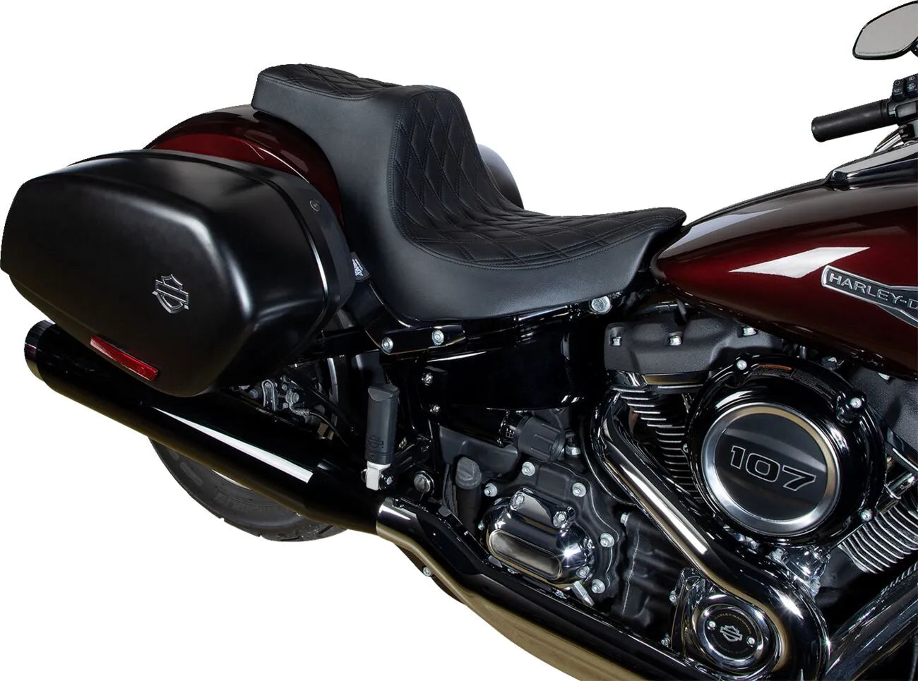 Predator III 2-up Seat for Harley Davidson FXLR/FLSB 18-up