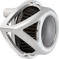 Clear Tear AIR chrome air filter kit for Harley Davidson FLTR/FLHX