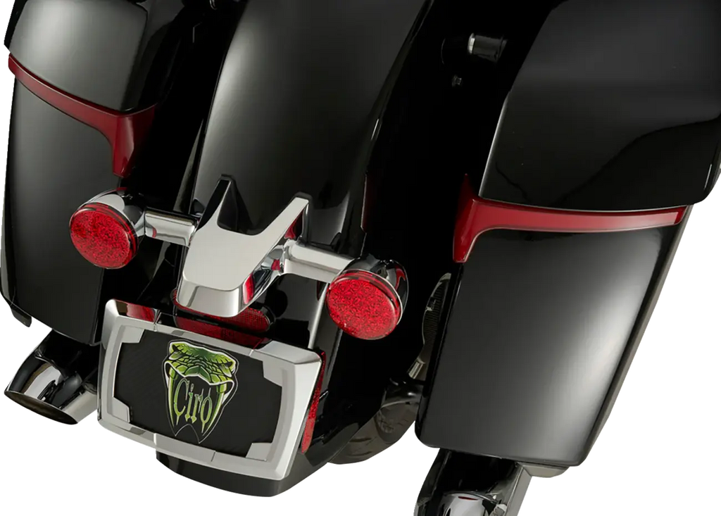 Luces para alforjas RydeCulture™ Bryant M1 lente ahumada para Indian