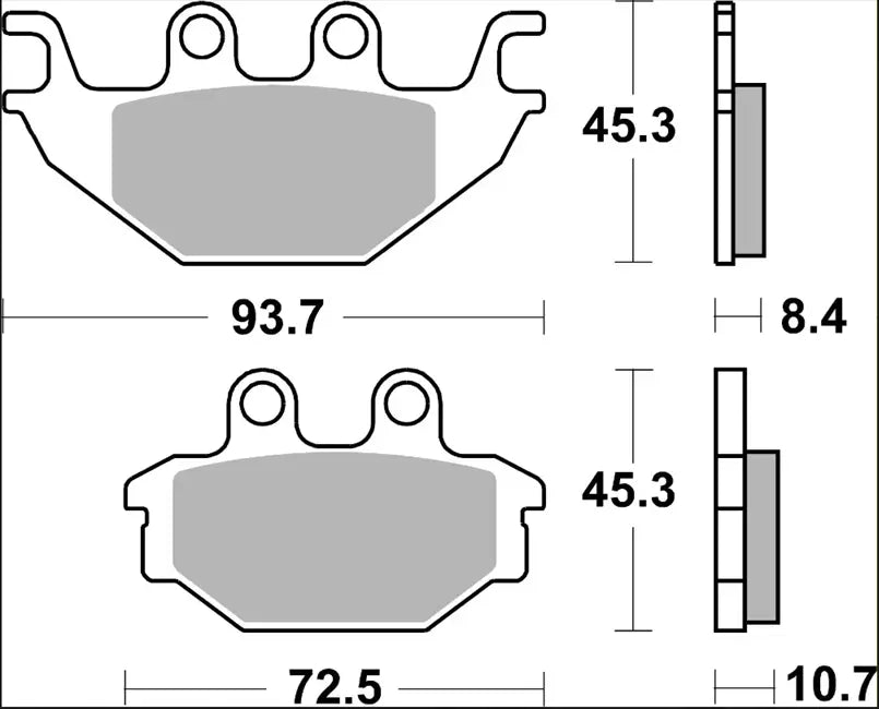 BRAKE PAD SINTER SP PRIME LINE Brake PAD SP SINT RR