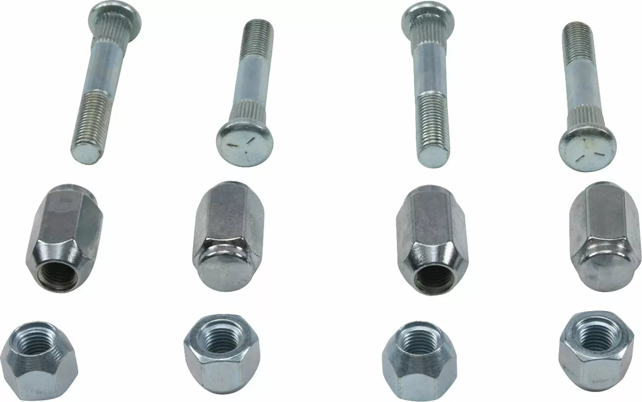 Front and Rear Wheel Nut and Bolt Kit for Polaris