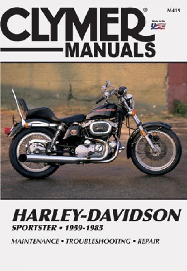 Manual De Taller Clymer CM419 Para Harley-Davidson Sportster Ironhead 1959-1985