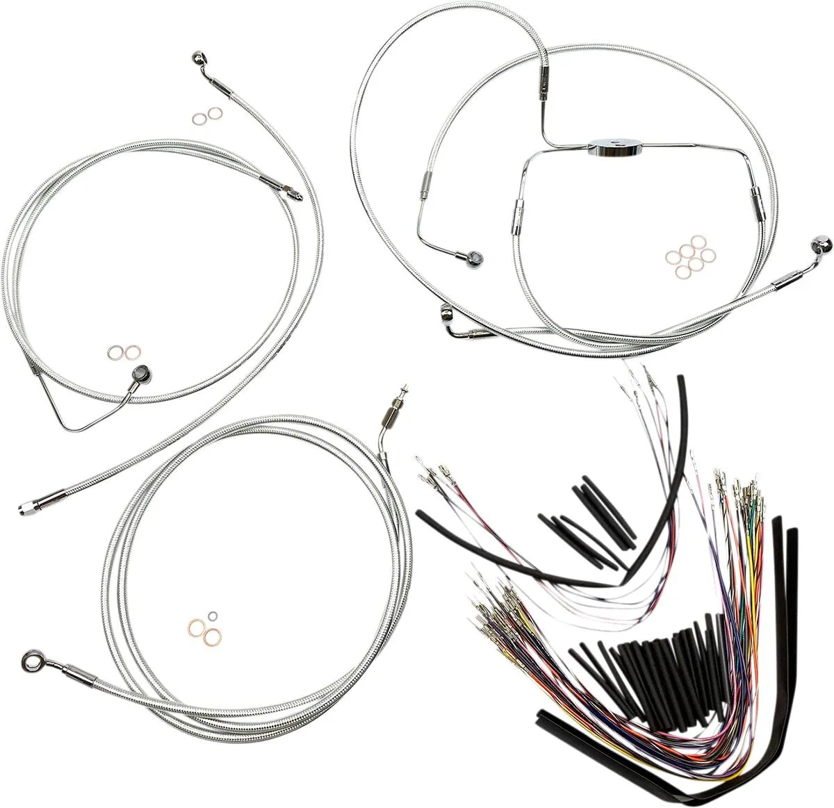 Cables instalación de manillar 14" Sterling Chromite Road King CVO 2008