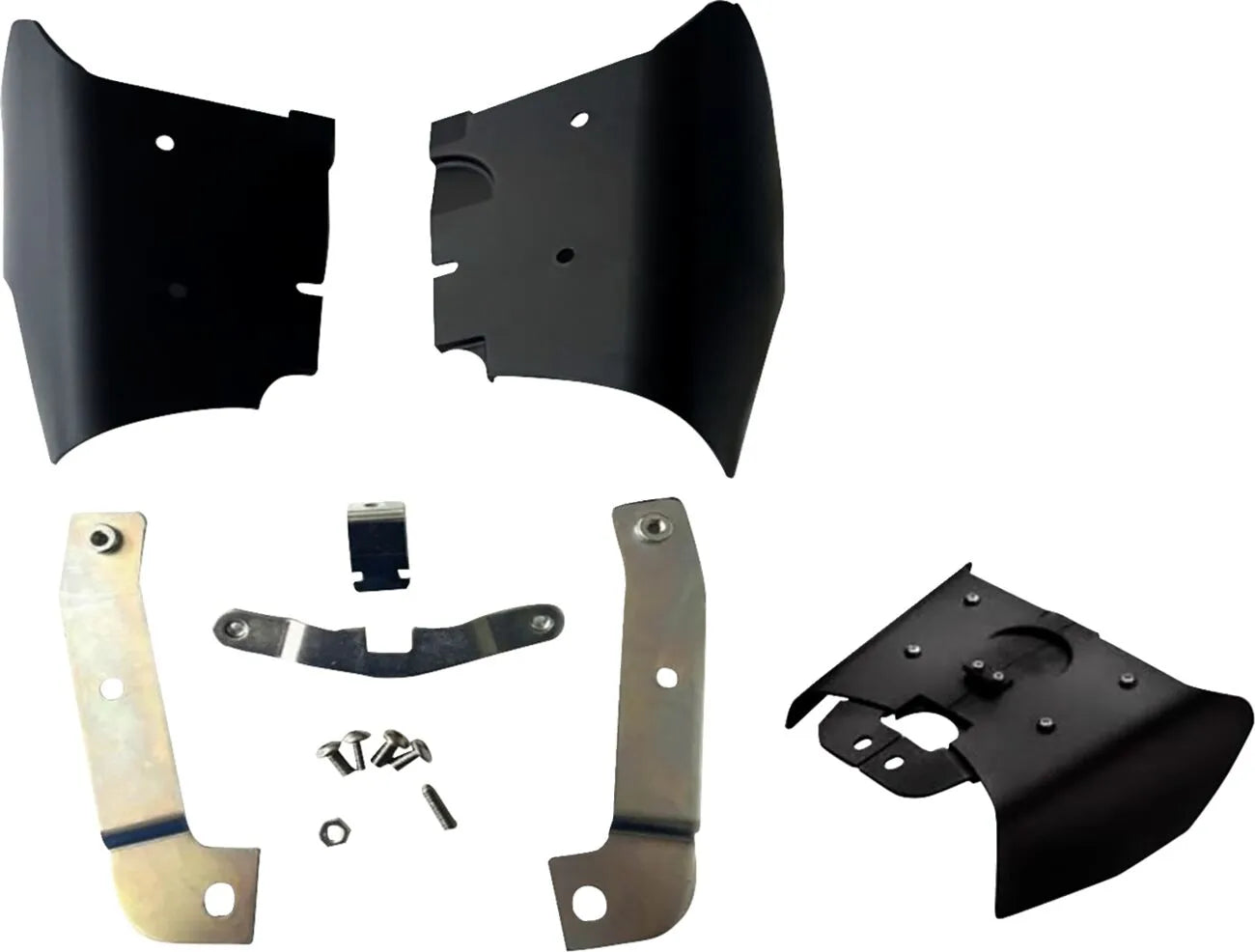 Heat deflectors for Harley Davidson Softail frame mount