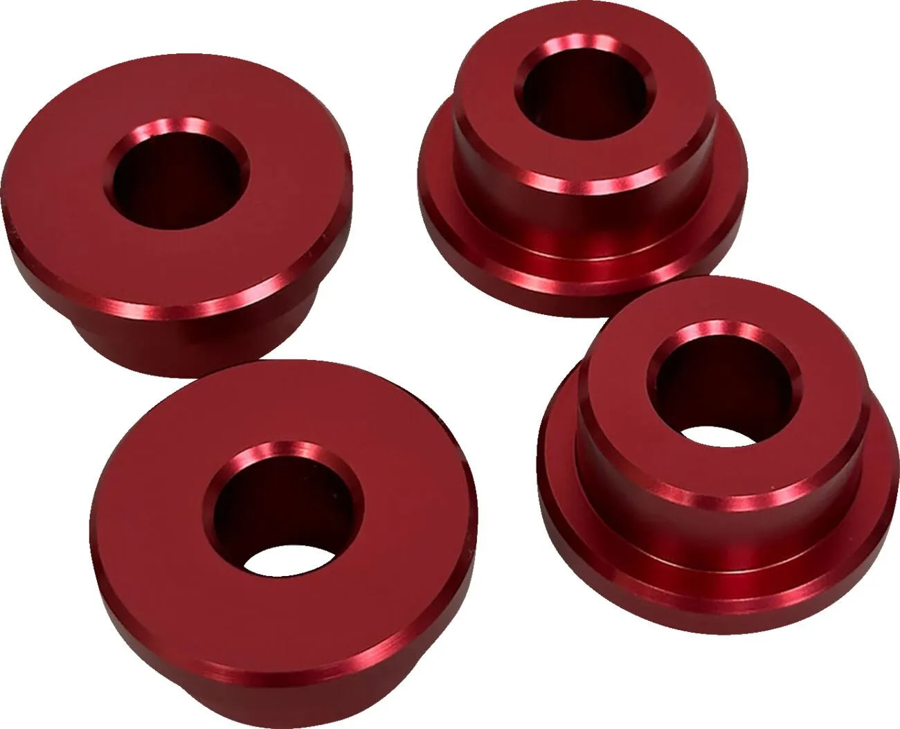 Red Riser Bushing Kit for Harley Davidson DYNA, FXR, SPORTSTER