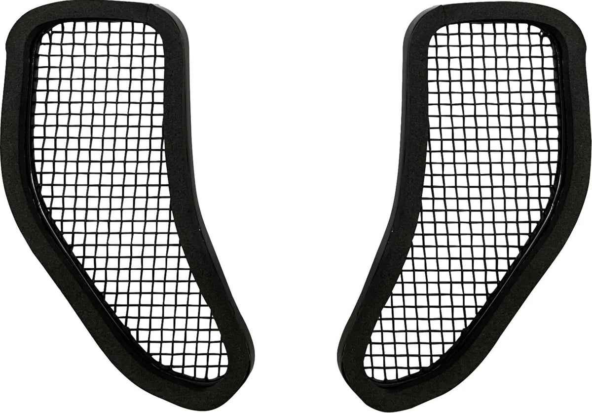 Schwarzes Lüftungsgitter aus Edelstahl für Harley Davidson
