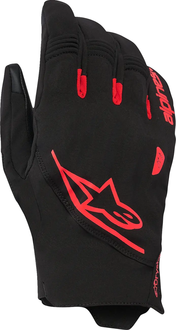 Guantes moto homologados S FASTER V3 PLASMA DS BLACK/RED FLUO L