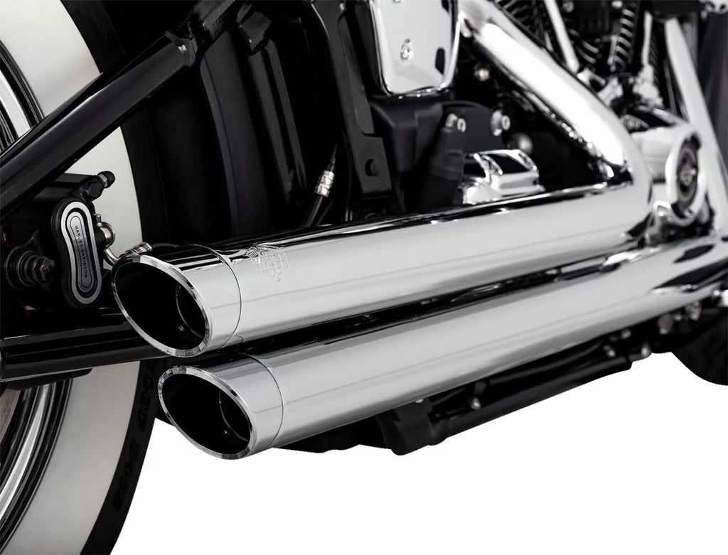 Vance Hines Big Shots Chrom-Auspuff für Harley-Davidson Softail M8